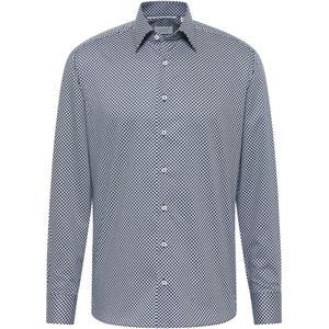 Eterna - Overhemd - Navy - Slim fit - NON IRON (strijkvrij)