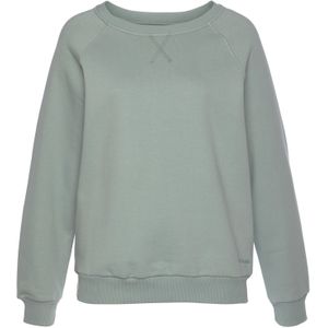 Lascana - Sweatshirt - Loungewear - Saliegroen - Biologische Katoen