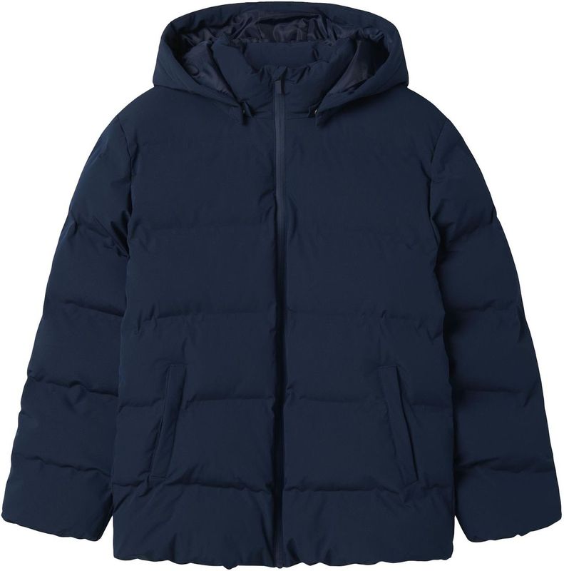 Puffer Jas - Geweven Stof - Afneembare Capuchon - Lange Mouwen - Ritssluiting