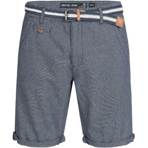 INDICODE JEANS Broek 'Cuba'  nachtblauw / wit