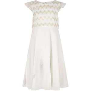 happy girls Jurk  goud / wit