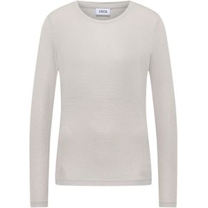 Cecil - Glitterend Shirt - Grijs - Jersey - Dames