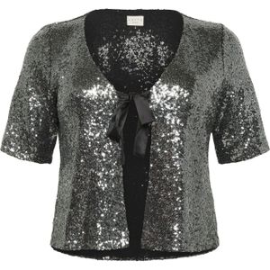 KAFFE CURVE Bolero 'KClaurie'  zilver