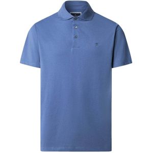 Hackett - HM5600051 - Polo - Blauw - Katoen - Korte Mouwen