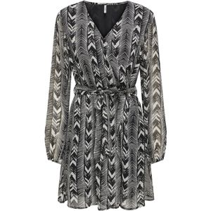 ONLY Jurk  zwart / wit