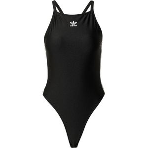 ADIDAS ORIGINALS Shirt body  zwart / wit