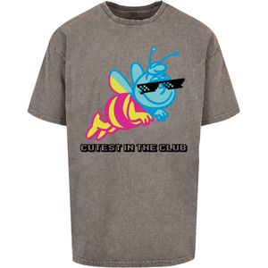 F4NT4STIC Shirt 'Die Biene Maja'  blauw / geel / grijs / pink / zwart