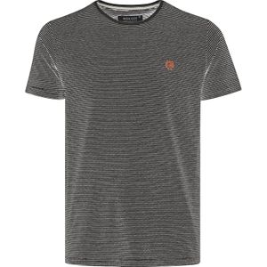 INDICODE JEANS Shirt 'Lupko'  grijs / zwart