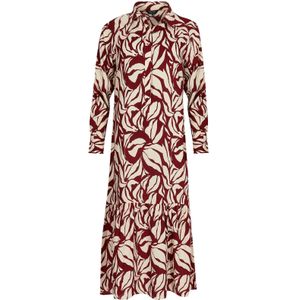 South Beach Blousejurk  ecru / donkerrood