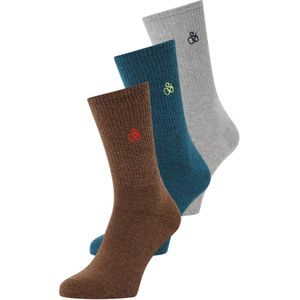 Scotch & Soda - Lot de 3 - Ras-du-cou - Blauw - Klassieke Sokken voor Man