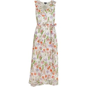 South Beach Jurk  grasgroen / lila / lichtroze / wit