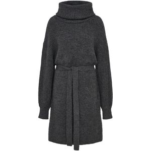 LeGer by Lena Gercke - Gebreide Jurk - Antraciet - Colleen