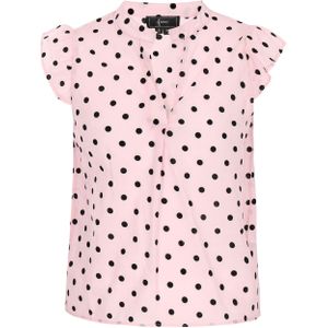 faina Blouse 'Fashion Look'  rosé / zwart