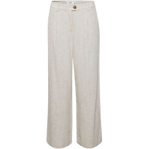 b.young Bandplooibroek 'Johanna'  wit gemêleerd