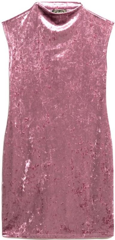 Superdry - Velvet Bodycon - Mouwloze Korte Jurk