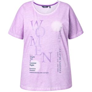Ulla Popken Shirt  pastellila / wit