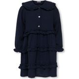 Kmgthyra - Korte Jurk - Vierkante Hals - Lange Mouwen - Regular Fit