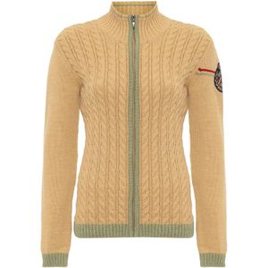 Jacey Quinn Gebreid vest  beige / navy / kaki / donkerrood