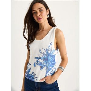 Bianco Lucci Top  blauw / azuur / wit