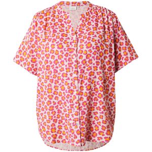 ONLY Carmakoma Blouse 'CARTHYRA'  oranje / rosé / donkerroze
