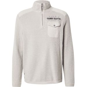 CAMP DAVID Trui  lichtgrijs / zwart