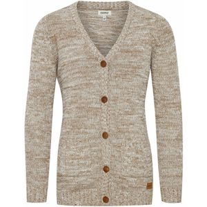 Oxmo Gebreid vest 'Philemona'  beige