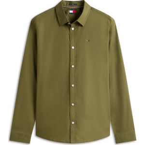 Tommy Jeans Overhemd  olijfgroen