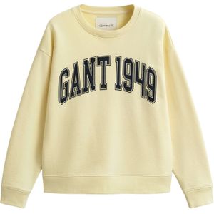 GANT Sweatshirt  lichtgeel / zwart