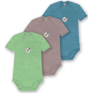 normani Rompertje/body 'Tauranga'  blauw / groen / rosa / wit