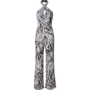 Warehouse Jumpsuit  zwart / wit