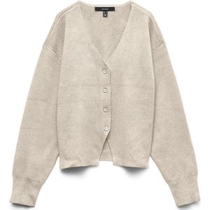 Vinucca - Gebreid Vest - V-Hals - Lange Mouwen - Regular Fit