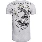 Rusty Neal - T-Shirt - Zwart - 100% Katoen