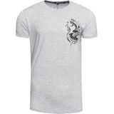 Rusty Neal - T-Shirt - Zwart - 100% Katoen