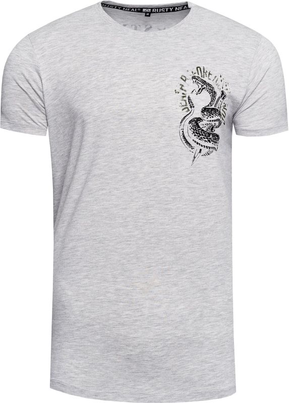 Rusty Neal - T-Shirt - Zwart - 100% Katoen