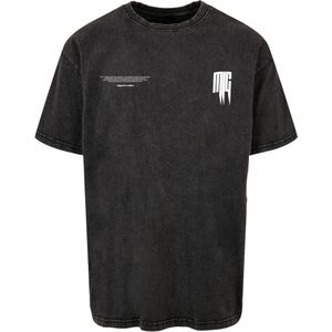 MJ Gonzales Shirt  donkerlila / zwart / wit