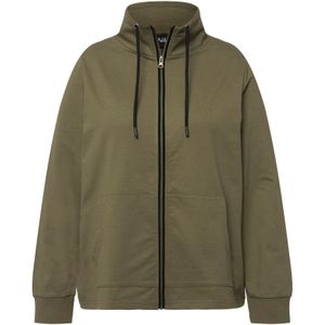 Ulla Popken Sweatvest  kaki