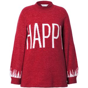 Angel of Style Trui  karmijnrood / wit