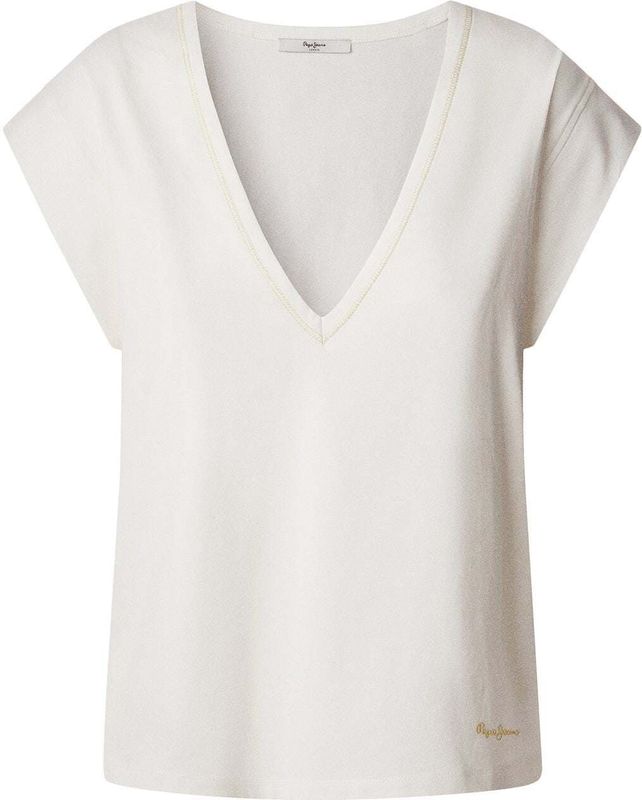 Pepe Jeans - Anabelle - T-shirt - Wit