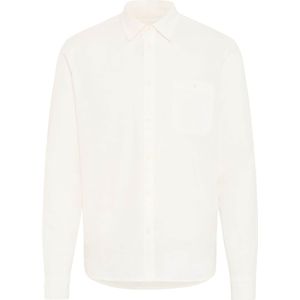 Blend - Model BHBAY - T-shirt - Wit - Linnen