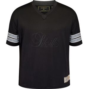 SikSilk Shirt  grijs / zwart / wit