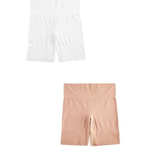 Next Shapingbroek  nude / wit