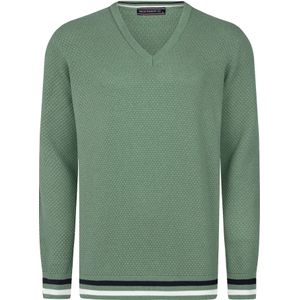 Felix Hardy Trui  groen / zwart / wit