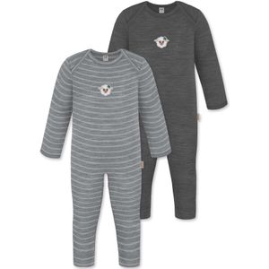 normani Rompertje/body 'Waverly'  grijs / black denim