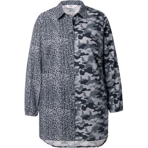 Angel of Style Blouse  grijs / lichtgrijs / zwart