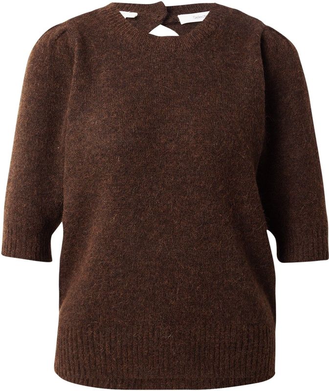 Selected - Lulu T-shirt - Gebreid T-shirt - Korte Mouwen