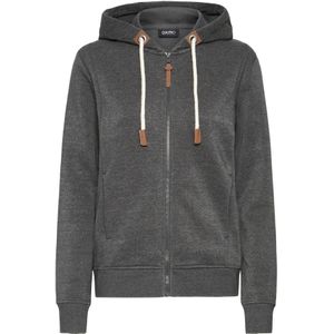 Oxmo Sweatvest ' OXMILLE '  donkergrijs