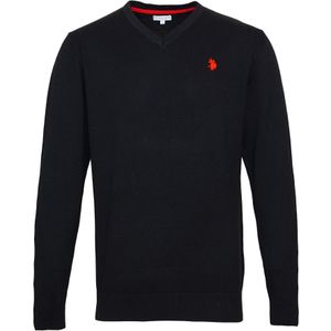U.S. POLO ASSN. Trui  rood / zwart