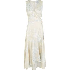 KLEO Zomerjurk  crème / blauw / wit