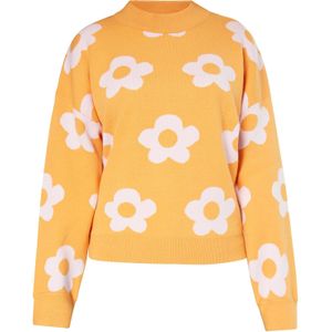 MYMO Trui  oranje / wit