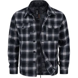 INDICODE JEANS Tussenjas 'INDjango'  zwart / wit